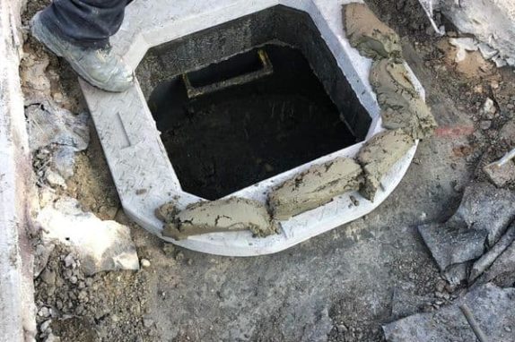 4-Reset-Concrete-Under-1st-Manhole
